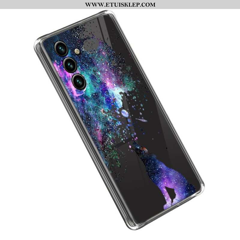 Etui do Samsung Galaxy A14 / A14 5G Bezszwowy Dziki Wilk